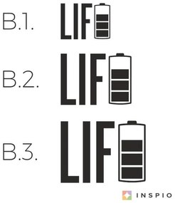 Nálepka na stenu do interiéru - Life