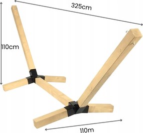 TRENDIE Stojan na hojdaciu sieť 350 kg