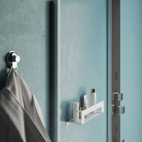 Gedy Gedy, CLEO polica s držiakem uterákov 500mm, gun metal, 2019815