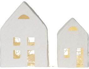 Biela vianočná svetelná dekorácia 2 ks Plain – Star Trading