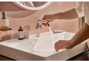 Hansgrohe Tecturis S - Páková umývadlová batéria 110 Fine CoolStart EcoSmart+ bez odtokovej súpravy, chróm 73321000