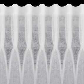 Dekorstudio Záclona HESTIA s riasiacou páskou 400x160 cm - biela