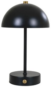 Lesklá čierna LED stolová lampa (výška 25 cm) Holt – House Nordic