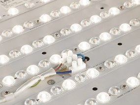 LED2 Prisadené stropné LED osvetlenie MILA, 60W, 3000K/4000K, okrúhle, čierne