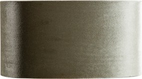 Zamatový tienidlo zelené so zlatým vnútorným oválnym 35/23/18