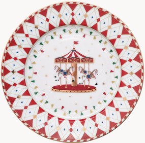 Porcelánové dezertné taniere Christmas Wonderland, 6 ks