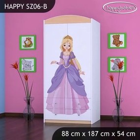Detská skriňa PRINC A PRINCEZNA - TYP 6B