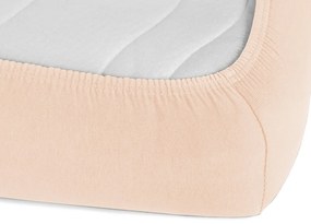 Detské jersey napínacie prestieradlo do postieľky JR-021 Púdrové 60 x 120 x 10 cm - do postieľky