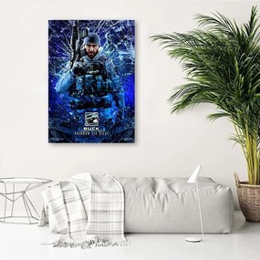 Gario Obraz na plátne Modrá postava hrá Rainbow Six Siege - SyanArt Rozmery: 40 x 60 cm