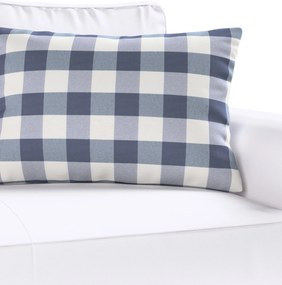 Karin - jednoduchá obliečka, 60x40cm farba produktu tmavomodrá látka vzorované