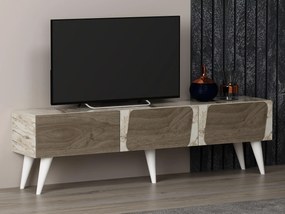 TV stolík/skrinka Sepiva (mramor + orech) . Vlastná spoľahlivá doprava až k Vám domov. 1095262