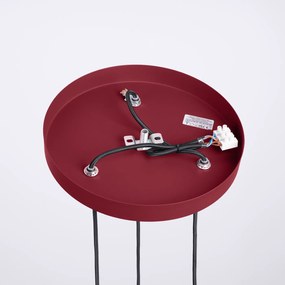 Závesné svietidlo Halo, 3x biele sklenené tienidlo, bo, o