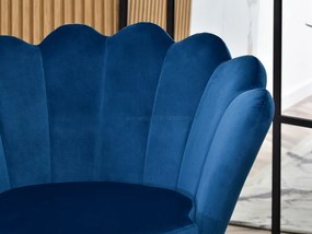 Kreslo Lasair (námornícka + čierna). Vlastná spoľahlivá doprava až k Vám domov. 1110144