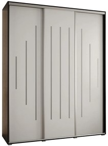 Skriňa 45 Canaris 12 200 čierna/biela/silver