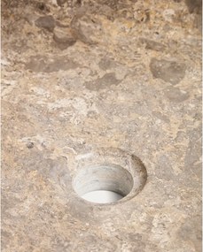 Sivé kamenné umývadlo 40x40 cm Darnen – Kave Home
