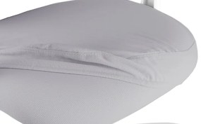 Detská rastúca stolička Neoseat KIDDY FIVE — látka, sivá