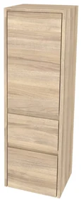 Mereo, Mereo Opto kúpeľňová skrinka vysoká 125 cm, ľavé otváranie, Multidecor, Blonde Liberty Elm, MER-CN995LBLE1
