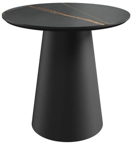 Konferenční stolek Margos 46 cm černý/mramor I