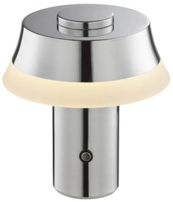 Brilliant - LED dotyková stmievateľná nabíjateľná stolná lampa KINICH LED/2,5W/5V 2700K lesklý chróm