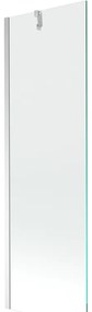 Mexen Next, vaňová  zástena 1-krídlová 60 x 150 cm, fixné krídlo, 6 mm číre sklo, chrómový profil, 895-060-000-00-00-01