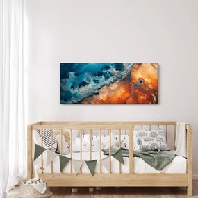 Obraz - Voda a oheň (120x50 cm)