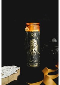 Arome Organická svieca Patchouli & Orange 300 g vo farebnom vysokom pohári so strapcom