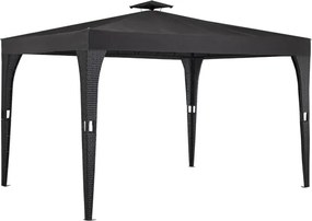 Záhradný altánok pavilón LUXUS polyratan 3x4m