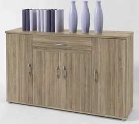 Komoda 4-dverová Lilly, dub sonoma%
