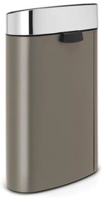 Sivý dotykový oceľový odpadkový kôš 40 l Touch Bin – Brabantia