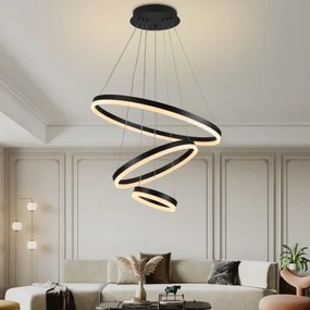 LED Stmievateľný luster na lanku LED/85W/230V 3000-6500K + diaľkové ovládanie