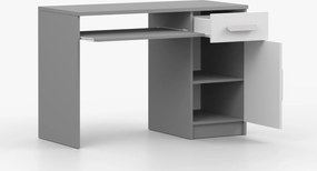 Písací stôl SMYK - šedý/biely (viac variant)