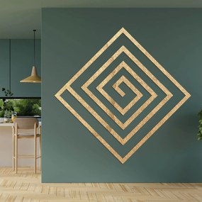 Drevená dekorácia špirála | SQUARIL: Preglejka Topoľ - Honey 3071 20 cm 4056-113940 PR0397