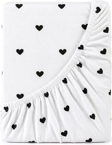 4Home jersey prestieradlo Srdiečka, 100 x 200 cm