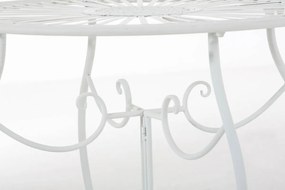 Súprava kovových stoličiek a stola Indra (SET 2+1) - Biela