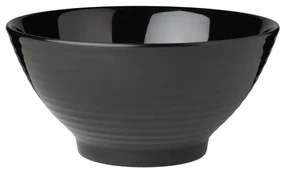 Miska čierna 20 cm - Elements Melamin (Flow) - 593171