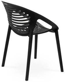 Čierne záhradné kreslo Bonami Essentials Joanna