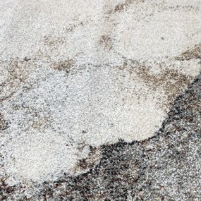 Spoltex, Kusový koberec Universe 841-86 grey/beige kruh, 200x200 (priemer) kruh, šedá, obývacia izba