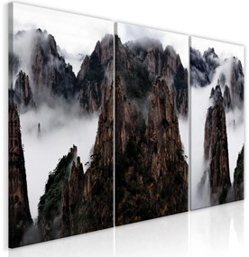 Artgeist Obraz - Faces of Earth (3 Parts) Veľkosť: 120x60, Verzia: Premium Print