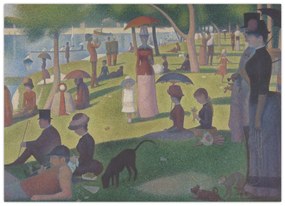 Obraz - Georges Seurat, A Sunday on La Grande Jatte, reprodukcia (70x50 cm)
