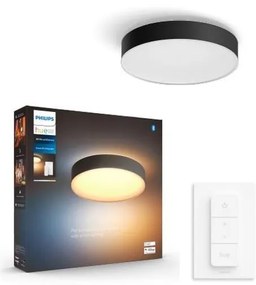 Philips - LED stmievateľné stropné svietidlo Hue ENRAVE M LED/19,2W/230V čierne + DO