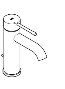 GROHE 23589AL1 - Umývadlová batéria ESSENCE veľkosť S grafit