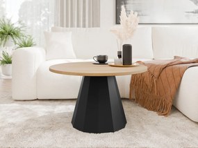Konferenčný stolík Monioul, Farby: čierna / dub craft zlatý