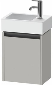 DURAVIT Ketho 2 závesná skrinka pod umývadielko, 1 dvierka, pánty vpravo, 364 x 238 x 440 mm, betón šedá matná, K25071R07070000