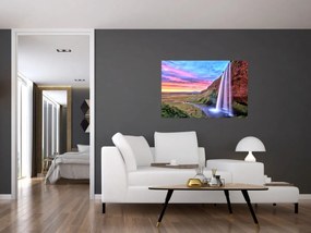 Obraz - Vodopád Seljalandsfoss (90x60 cm)