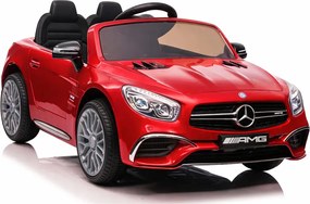 LEAN CARS Autobatéria Mercedes SL65 S Červený lakovaný LCD displej