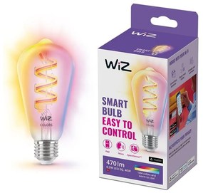 LED RGBW Stmievateľná žiarovka ST64 E27/6,3W/230V 2200-6500K Wi-Fi - WiZ