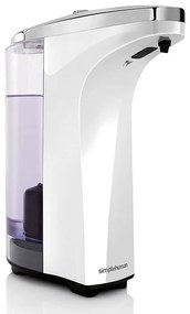 Biely automatický plastový dávkovač mydla 237 ml - simplehuman