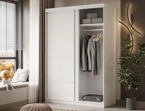 ŠATNÍKOVÁ SKRIŇA EMA 150 cm BIELA