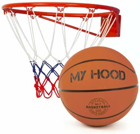 My Hood 304001 sada basketbalového koša a lopty, 2ks s