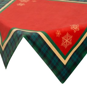 VIANOČNÝ OBRUS CHERRY 85X85 CM VZOROVANÁ